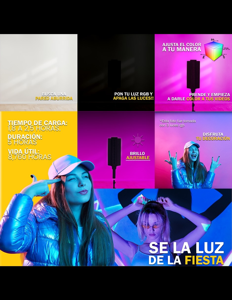 Lámpara para fotografía Comerliv