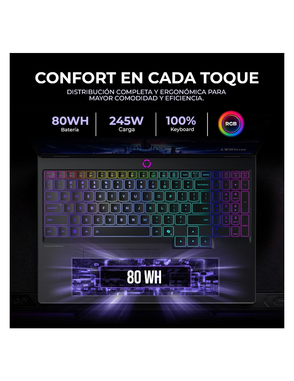 No LENOVO Legion 5 15IRX10 15 pulgadas WQXGA Intel Core i9 NVIDIA GeForce RTX 5070 16 GB RAM No aplica 1 TB SSD No aplica