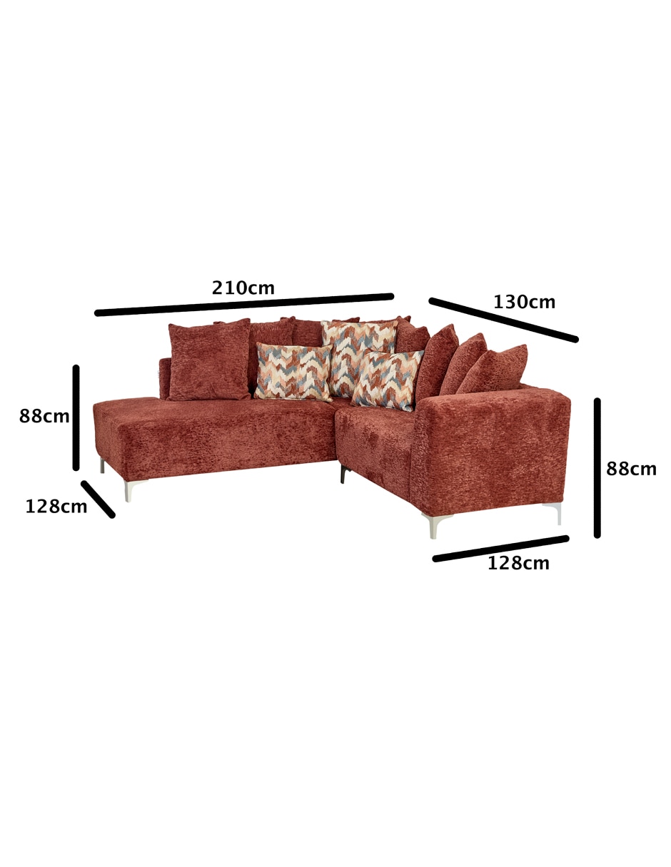 Sala modular izquierda Olga de Chenille 3