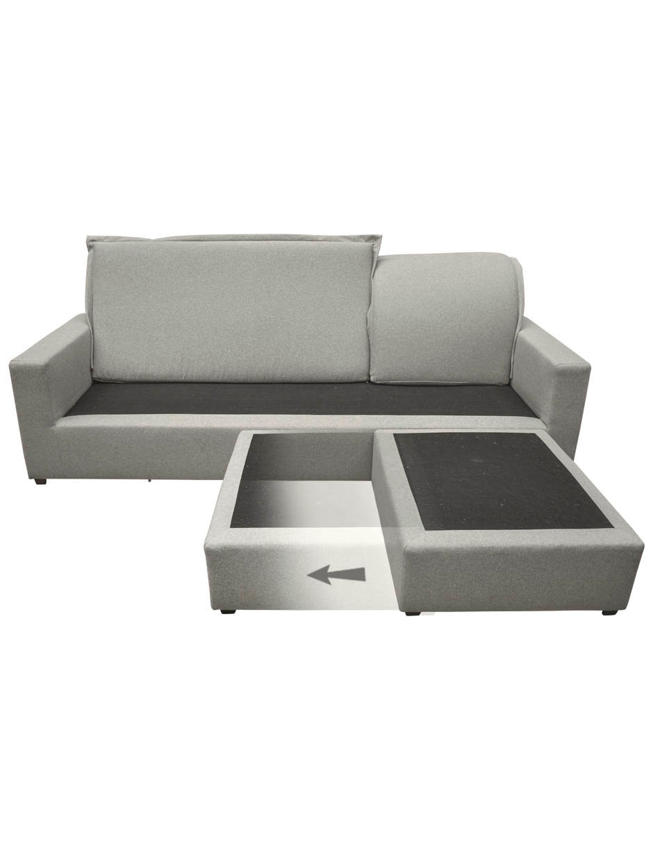 Sala modular tomás sofa otto de poliéster 2