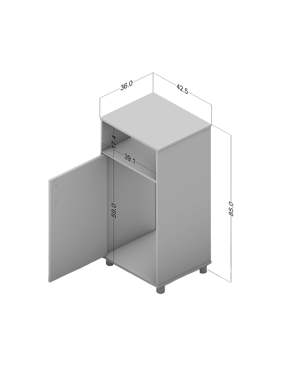 Alacena armable Niteroi MDF 2