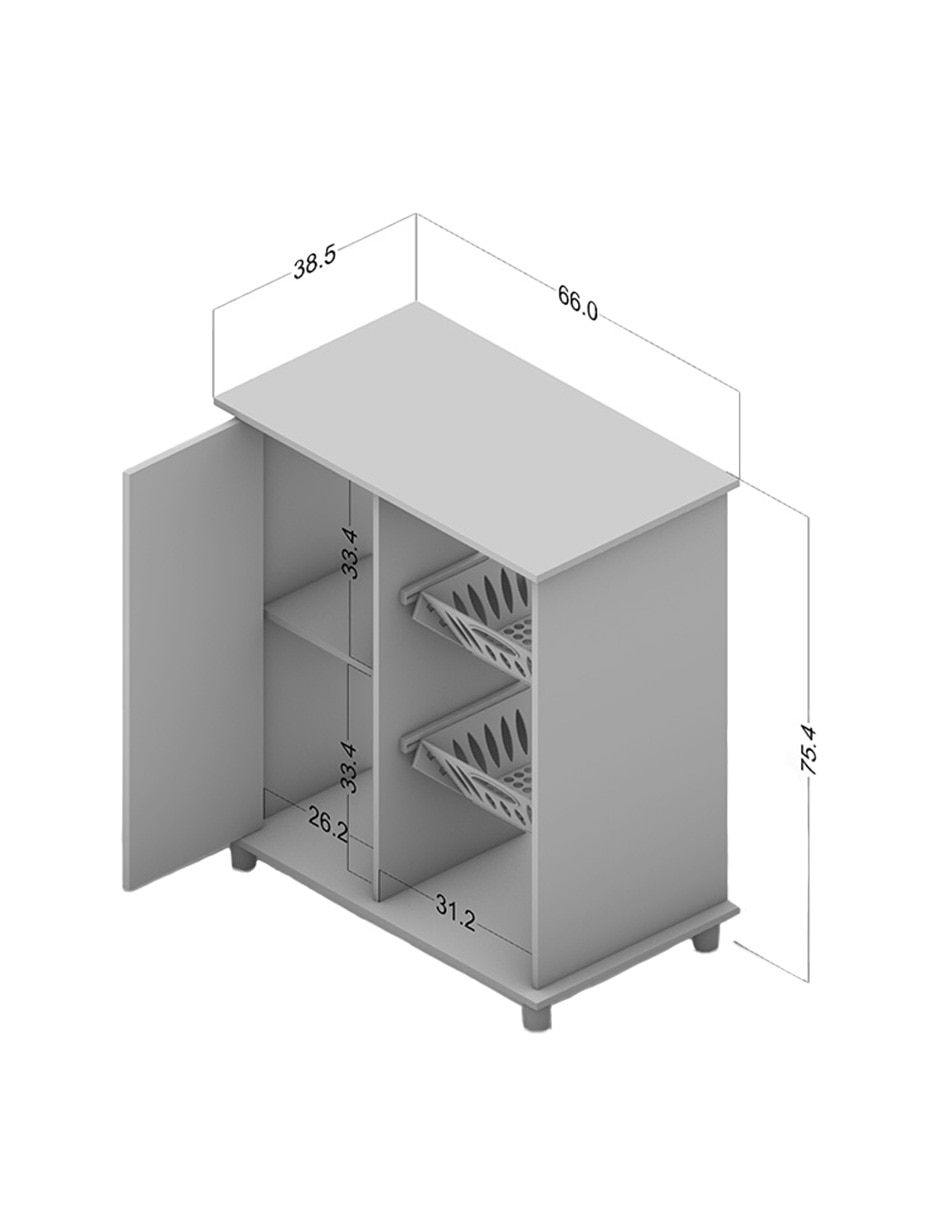 Alacena armable Lorena MDF 2