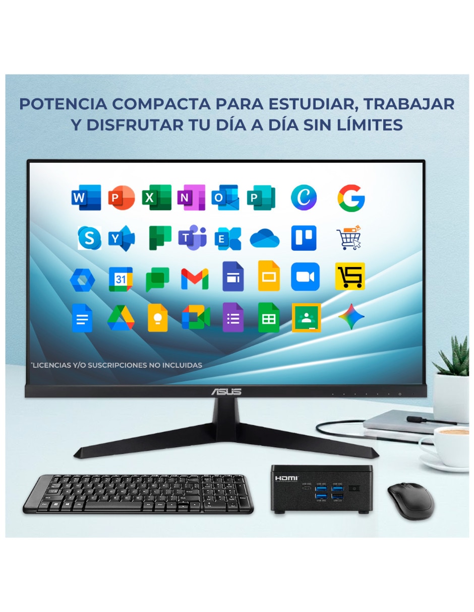 Mini PC Asus MPELZ7-U5161TBM24TM Intel Core Ultra 516 GB RAM 1 TB SSD