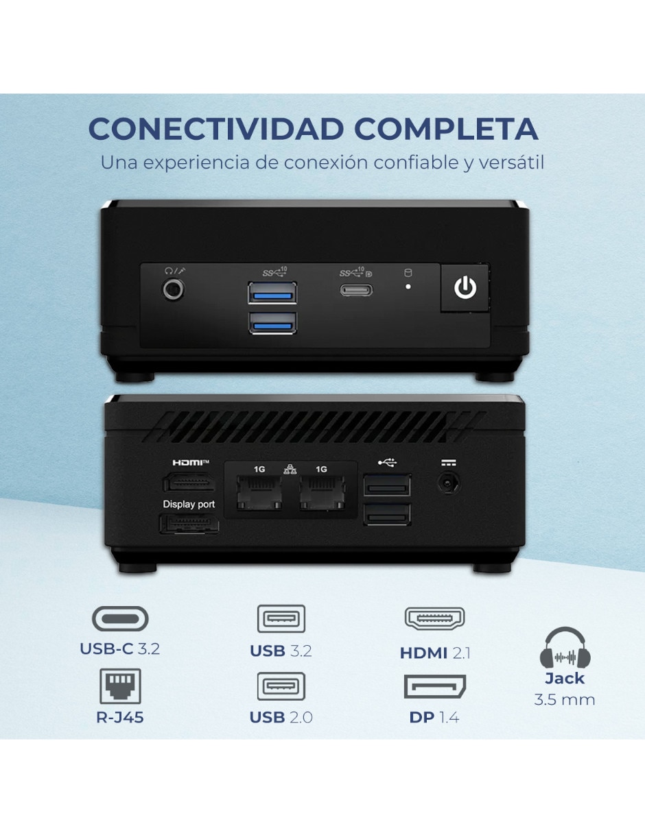 Mini PC MSI CUBINADL-N10016512 Intel N100 16 GB RAM 512 GB SSD