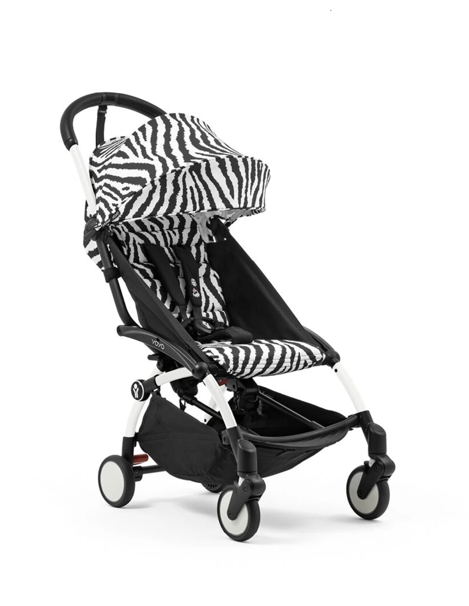 Carriola ultracompacta Yoyo Wild Cebra plegable