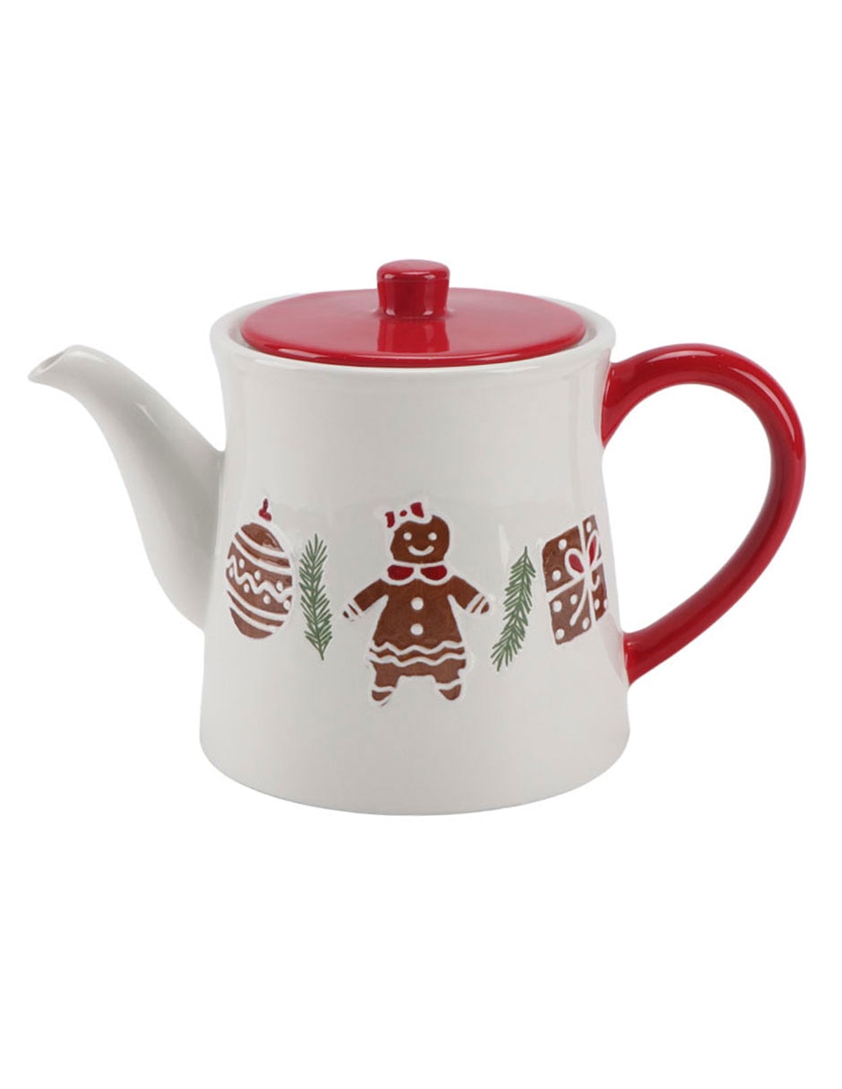 Tetera convencional christamas spirit de porcelana