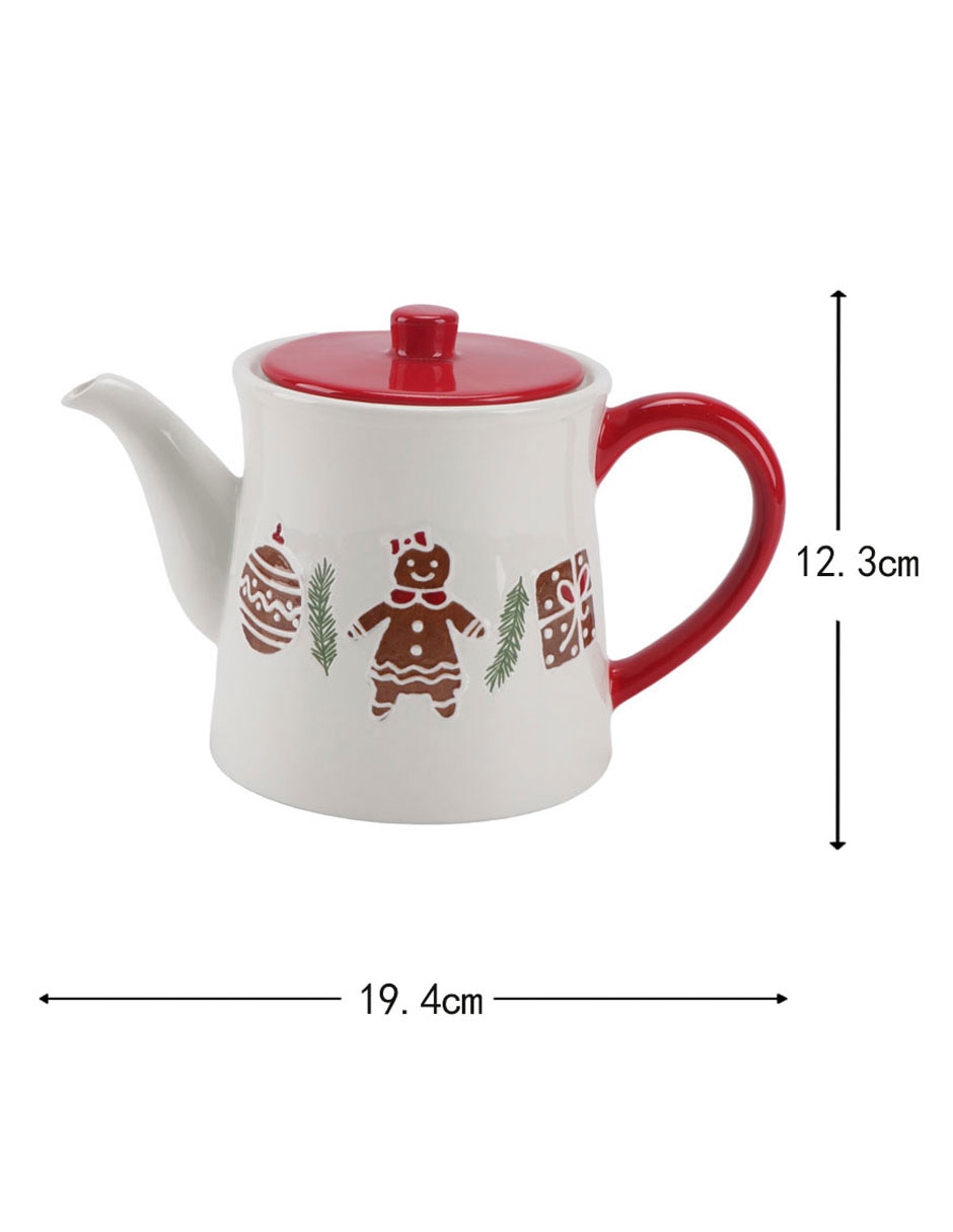 Tetera convencional christamas spirit de porcelana 5