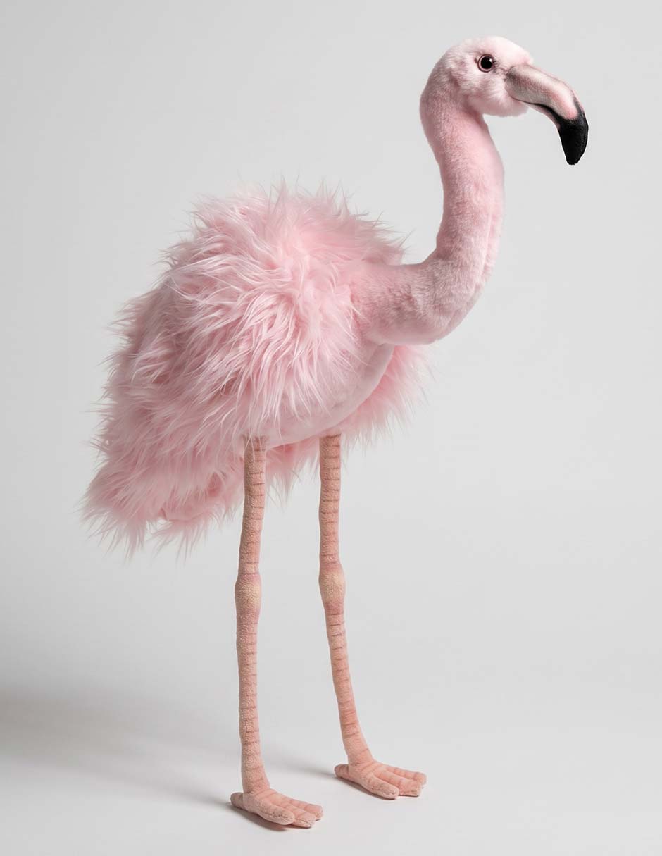 Peluche de flamenco de 23 cm 1