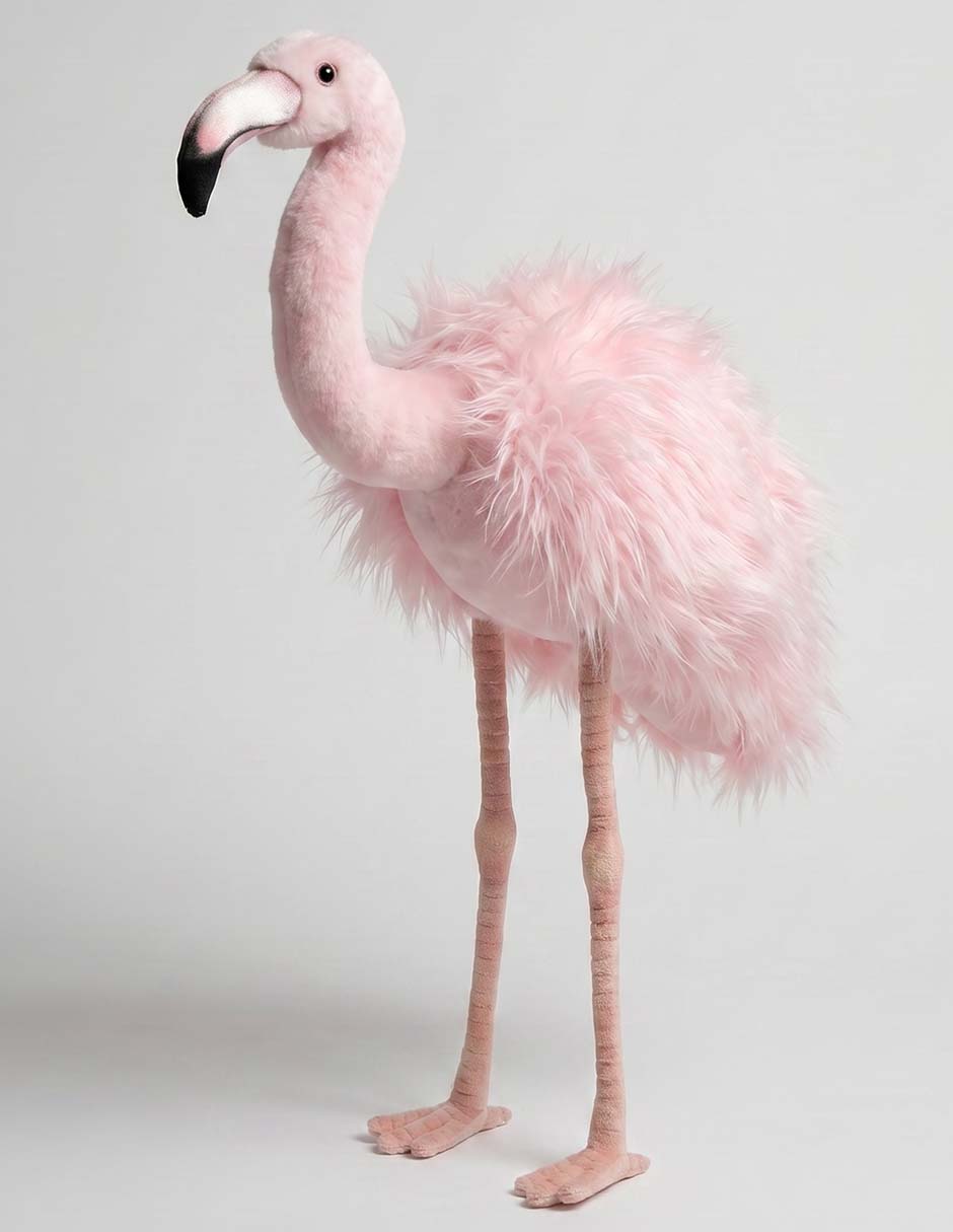 Peluche de flamenco de 23 cm 3