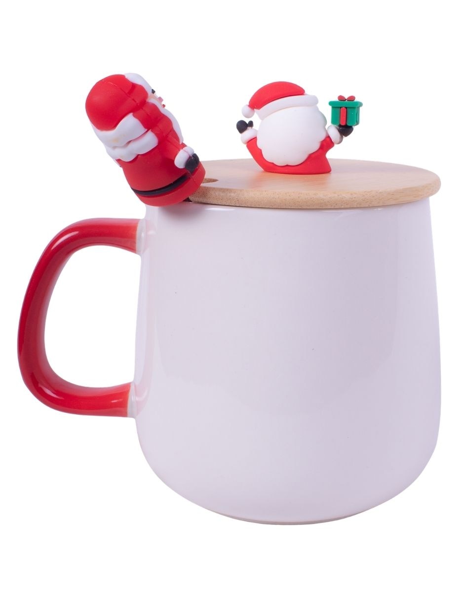 Taza con tapa Muytu Navideña