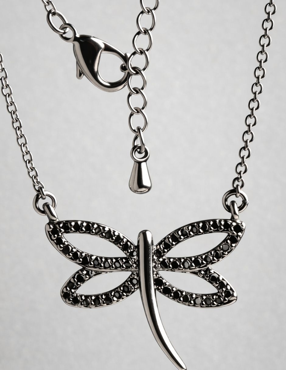 Collar de libélula Lucentia Silver 2