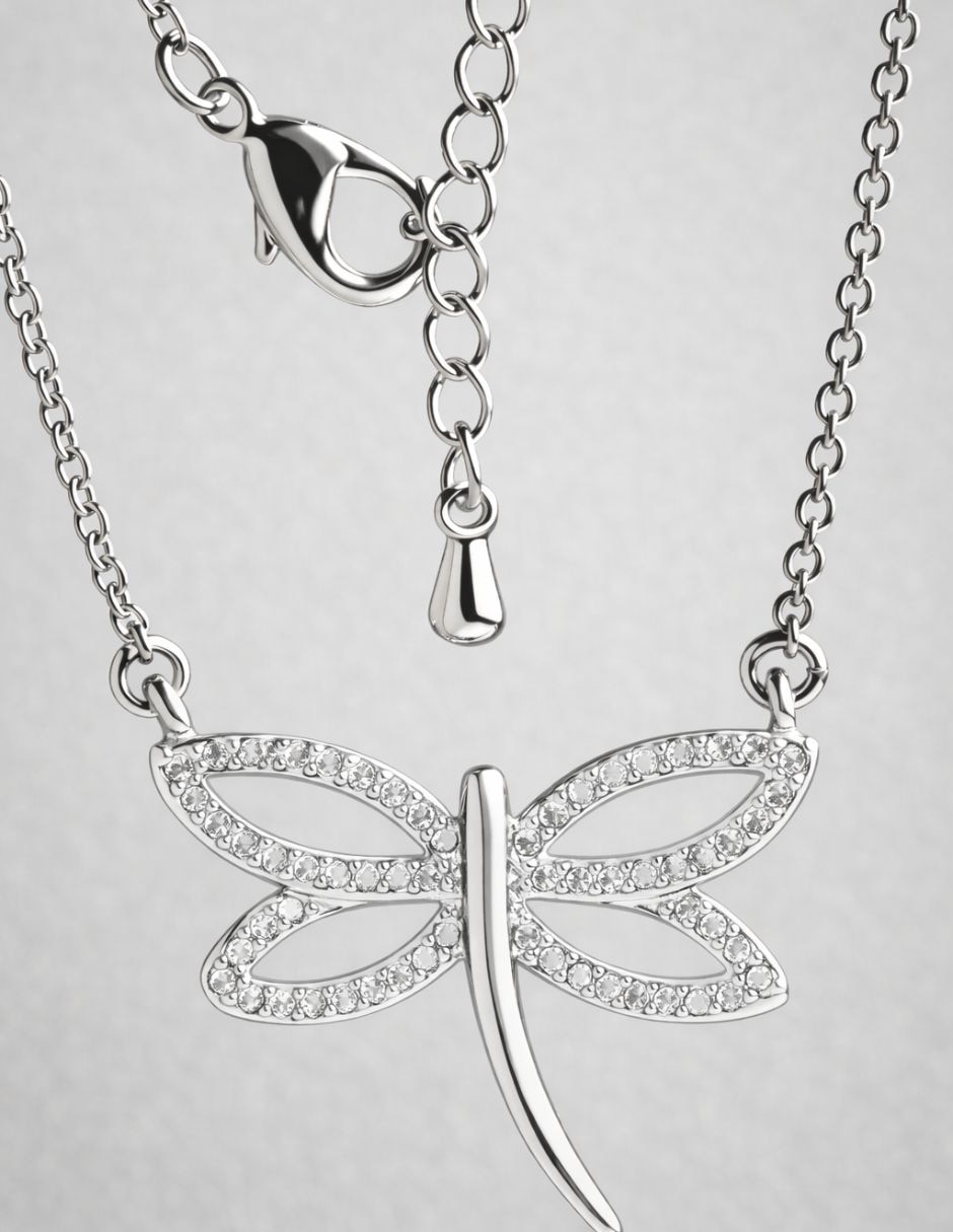 Collar de libélula Lucentia Silver 6