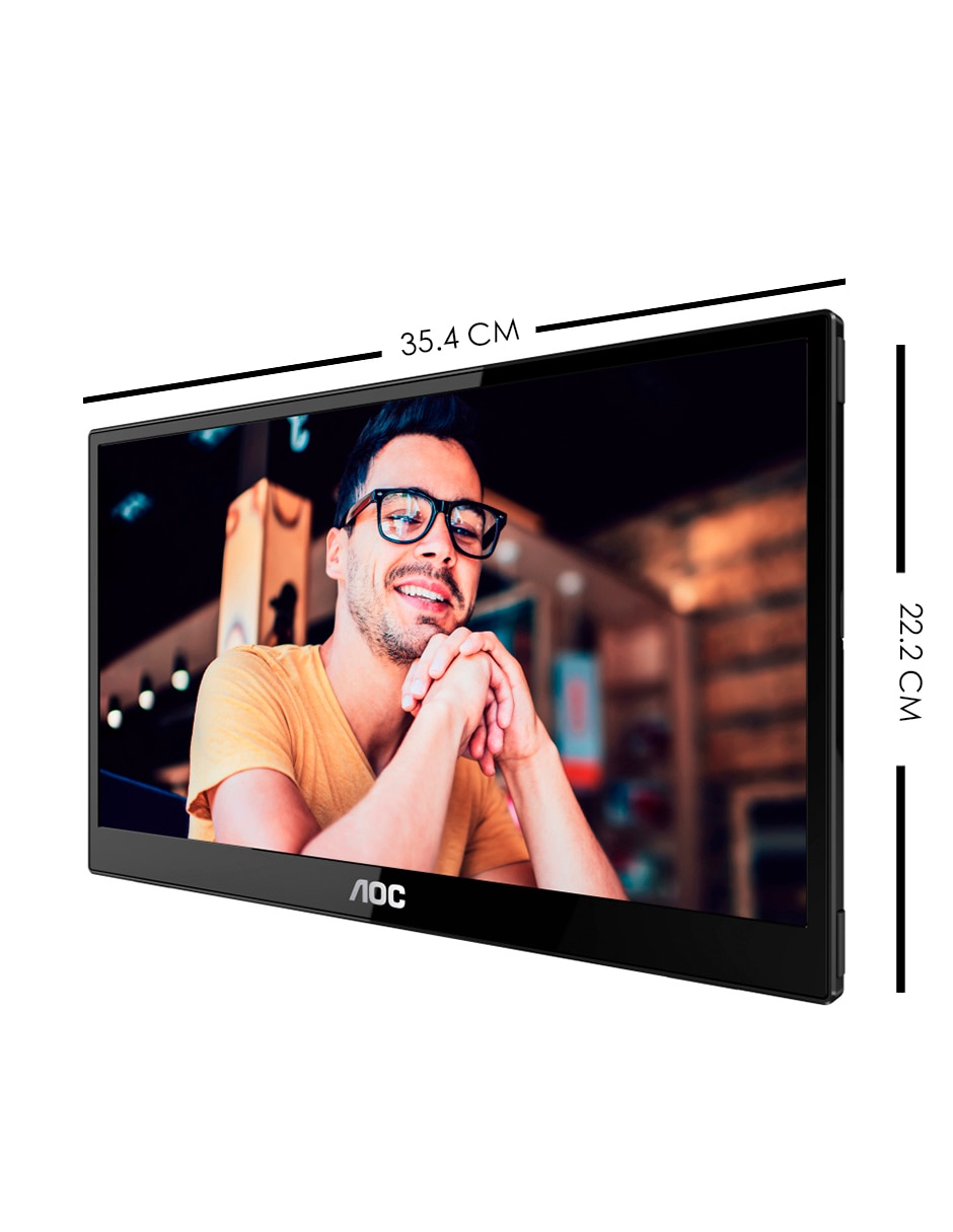 Monitor portatil AOC 16T20 IPS Full HD 15.6 pulgadas