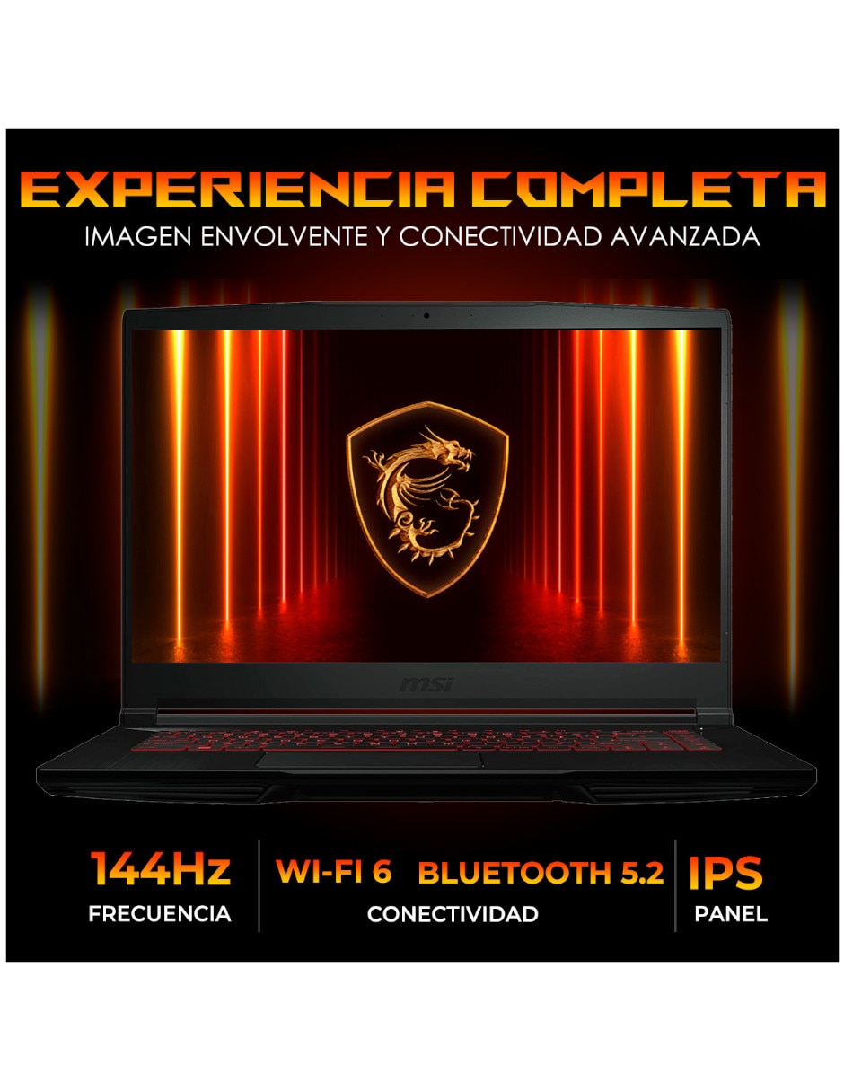 Laptop TG63I-2050Ci5161T 15.6 pulgadas Full HD Intel Core i5 Nvidia GeForce RTX 2050 16 GB RAM 1 TB SSD 3