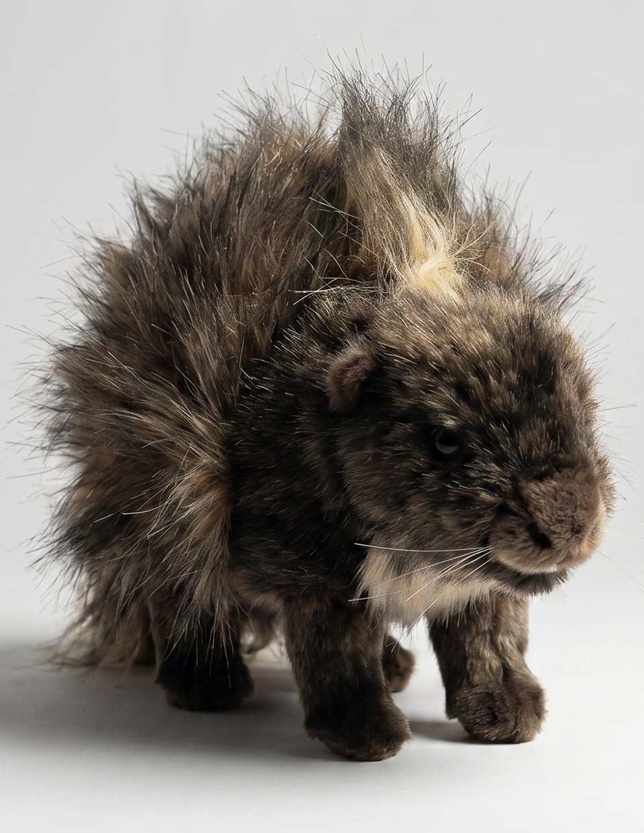 Peluche de puercoespin hansa de 22 cm