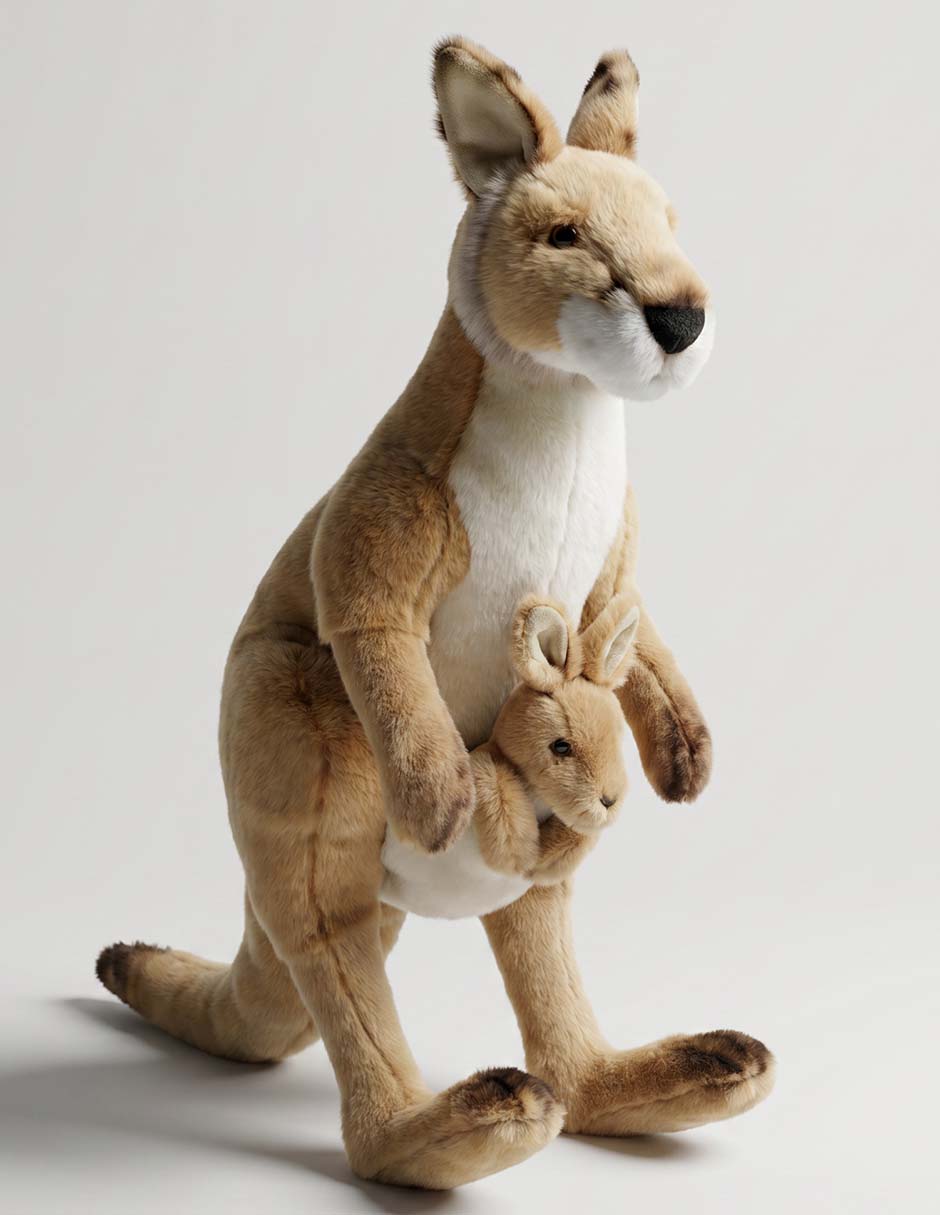 Peluche de Canguro de 35 cm