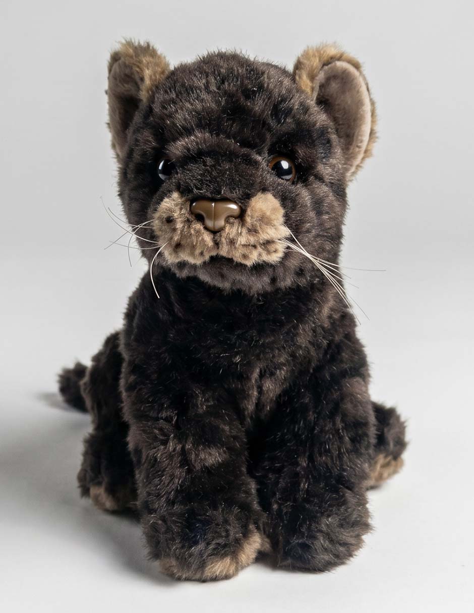 Peluche de jaguar de 20 cm 1