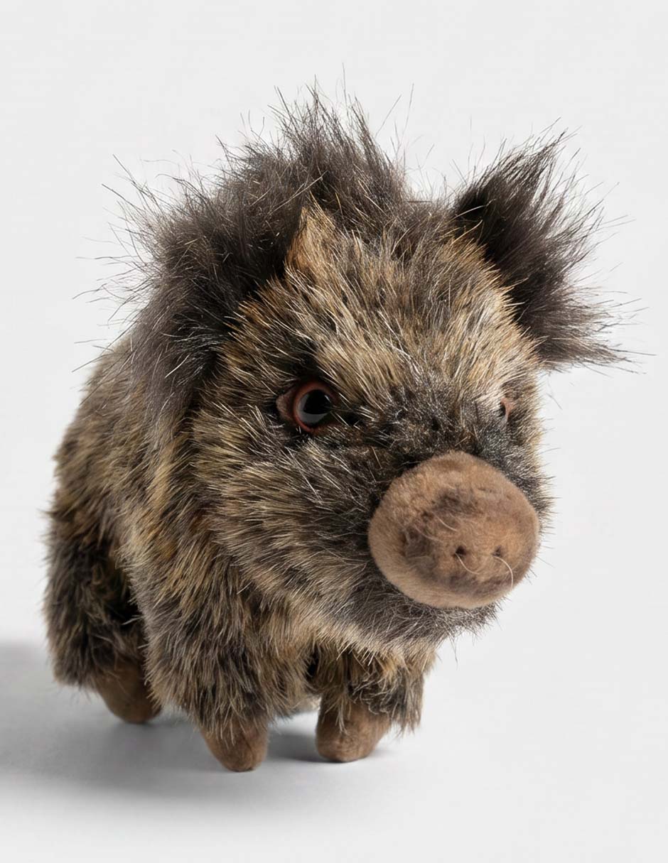 Peluche de jabalí de 13 cm 1