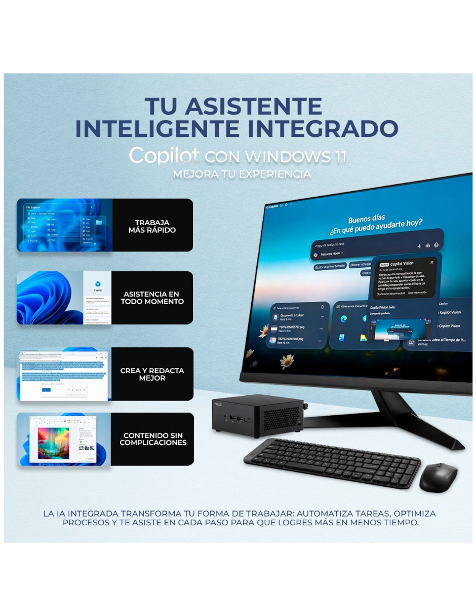 Mini PC CNUC14P-U5161TBMTM Intel Core Ultra 5 Integrada 16 GB RAM 1 TB SSD 3