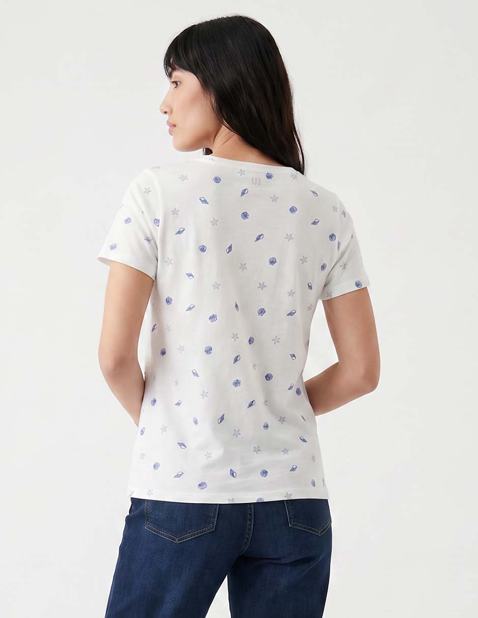 Playera manga corta para mujer