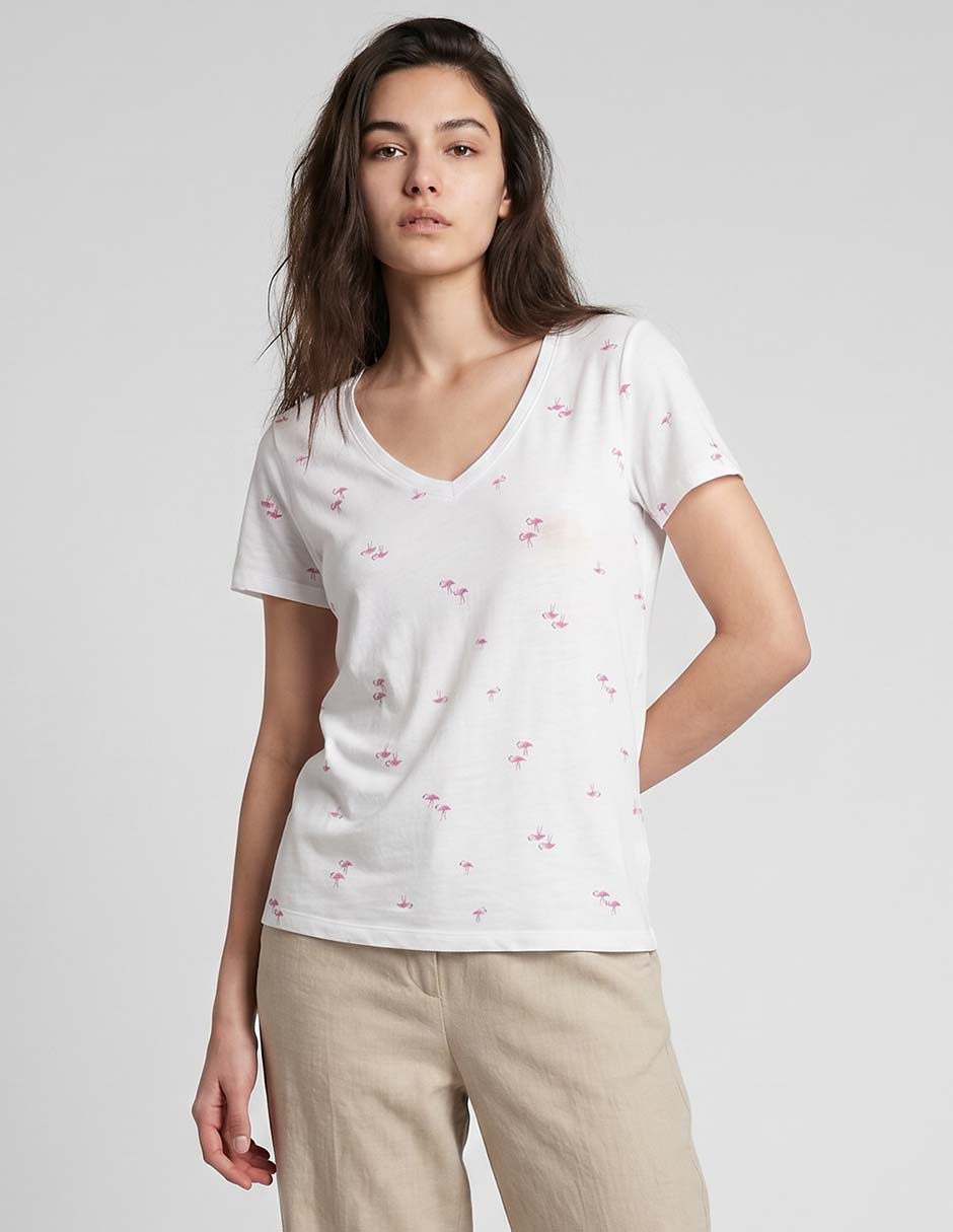 Playera manga corta para mujer 1