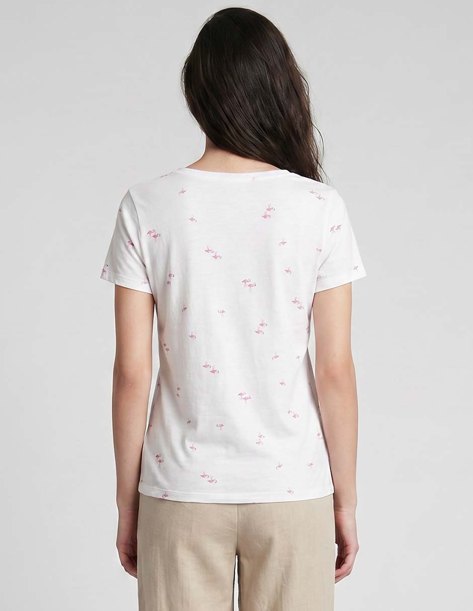 Playera manga corta para mujer 2
