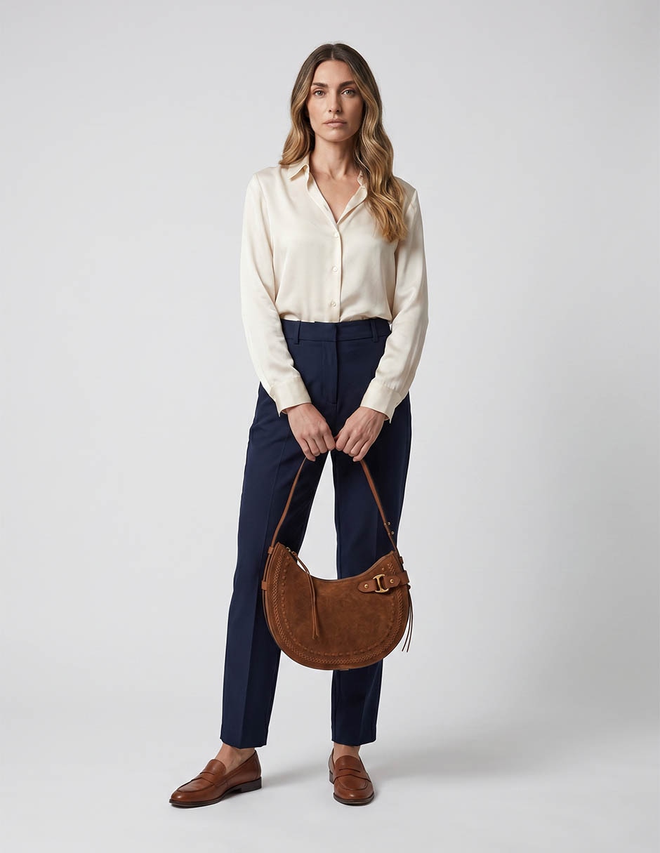 Bolsa shoulder de piel para mujer 4