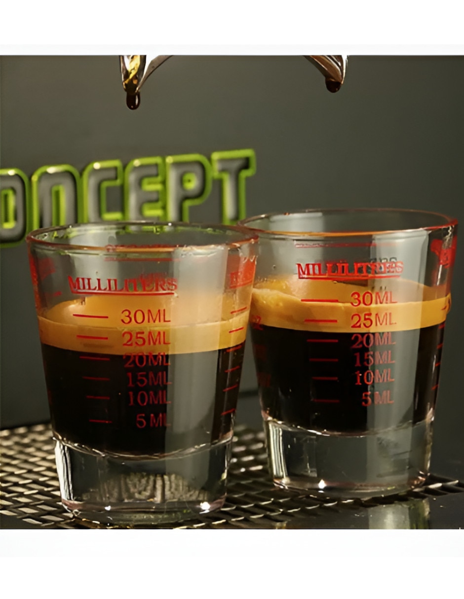 Set taza medidora Xtellar vidrio 4 piezas