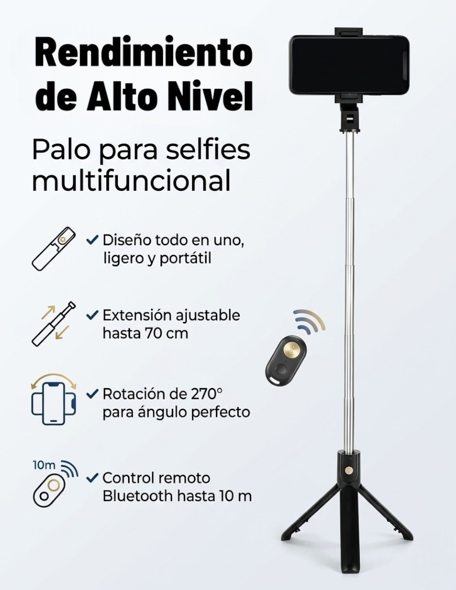 Tripie Cm-Top de plástico y metal