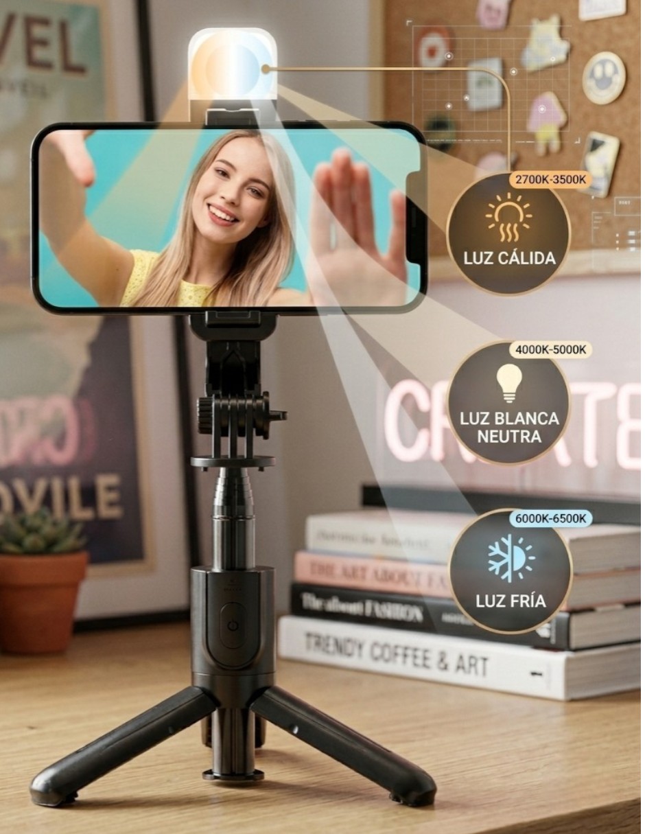 Tripie de plástico para celular 5