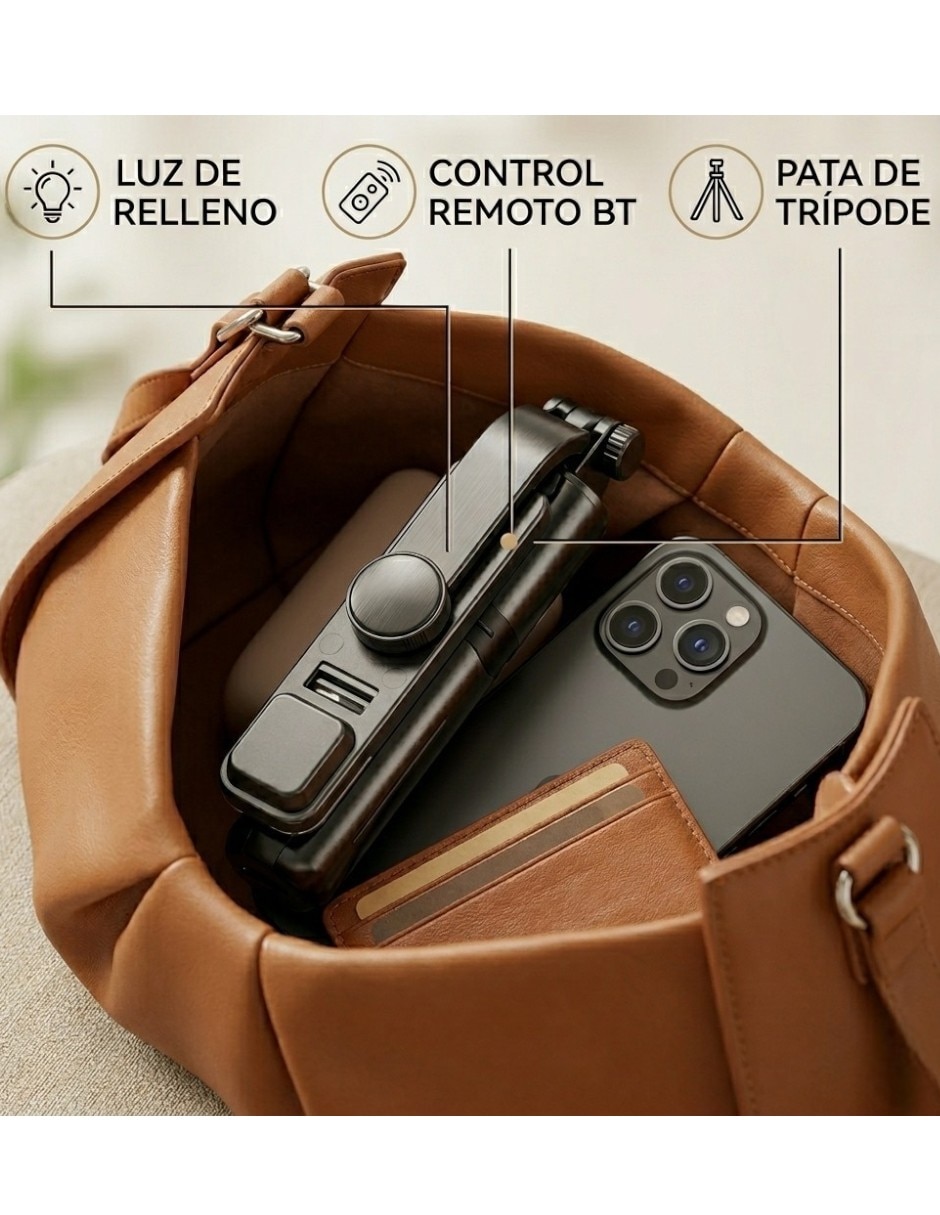 Tripie de plástico para celular 4