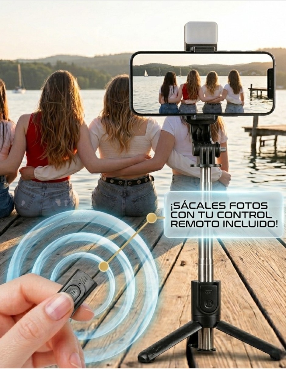 Tripie de plástico para celular 2