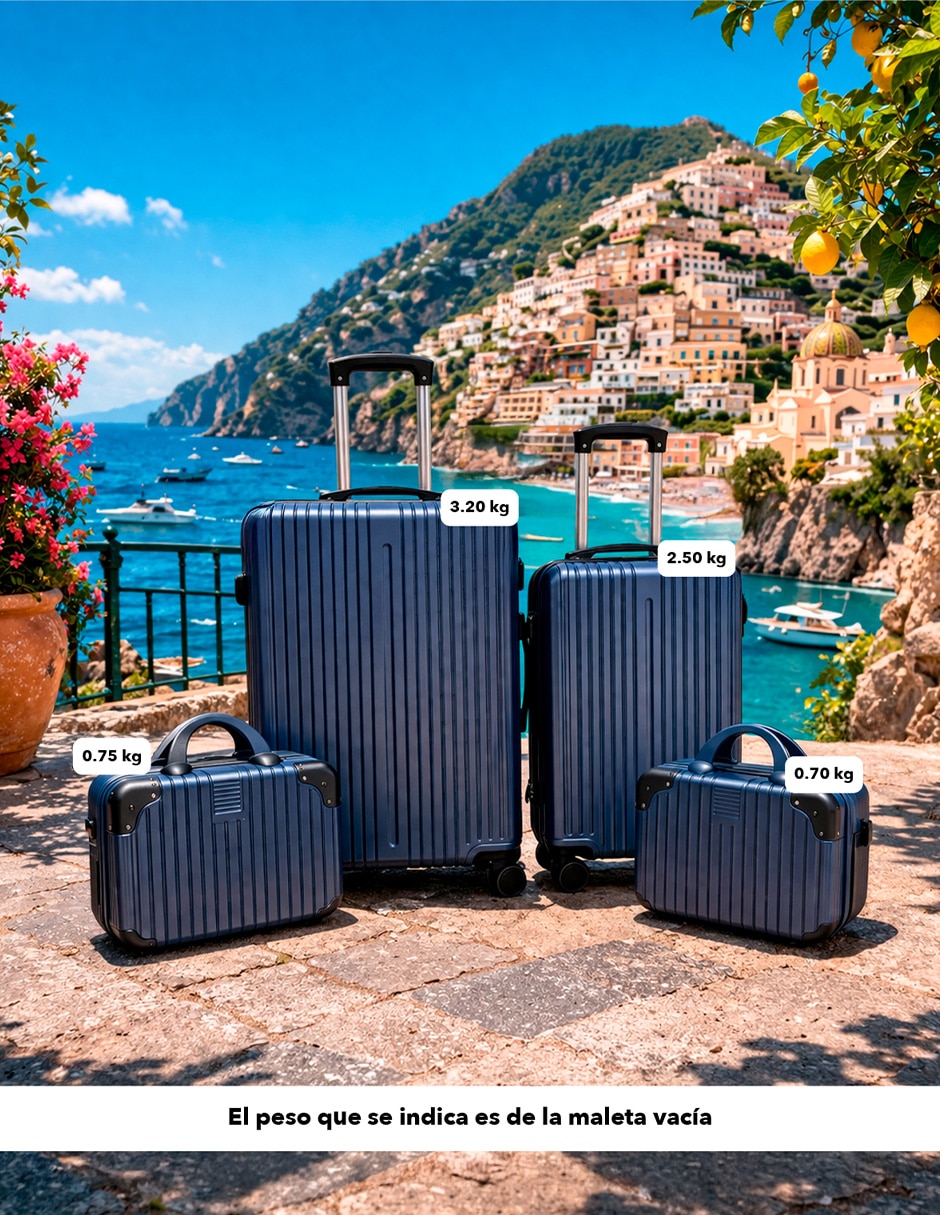 Set maletas de viaje Clear Shop