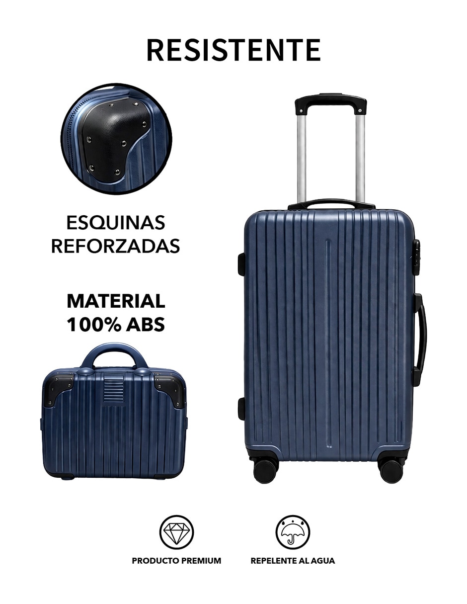 Set maletas de viaje Clear Shop