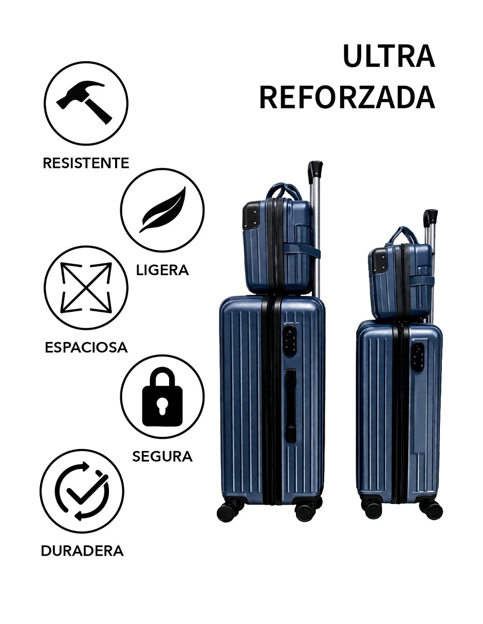 Set maletas de viaje Clear Shop