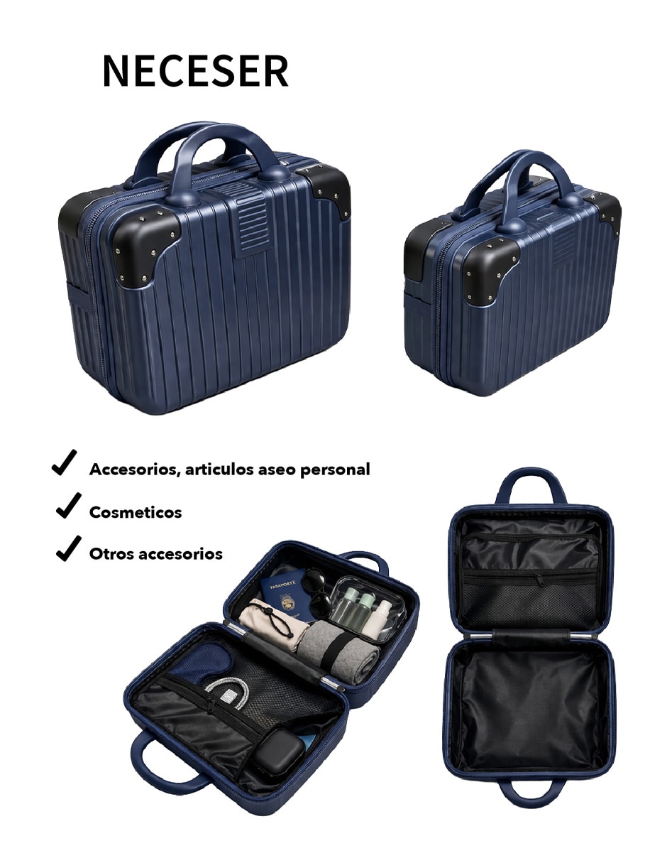 Set maletas de viaje Clear Shop