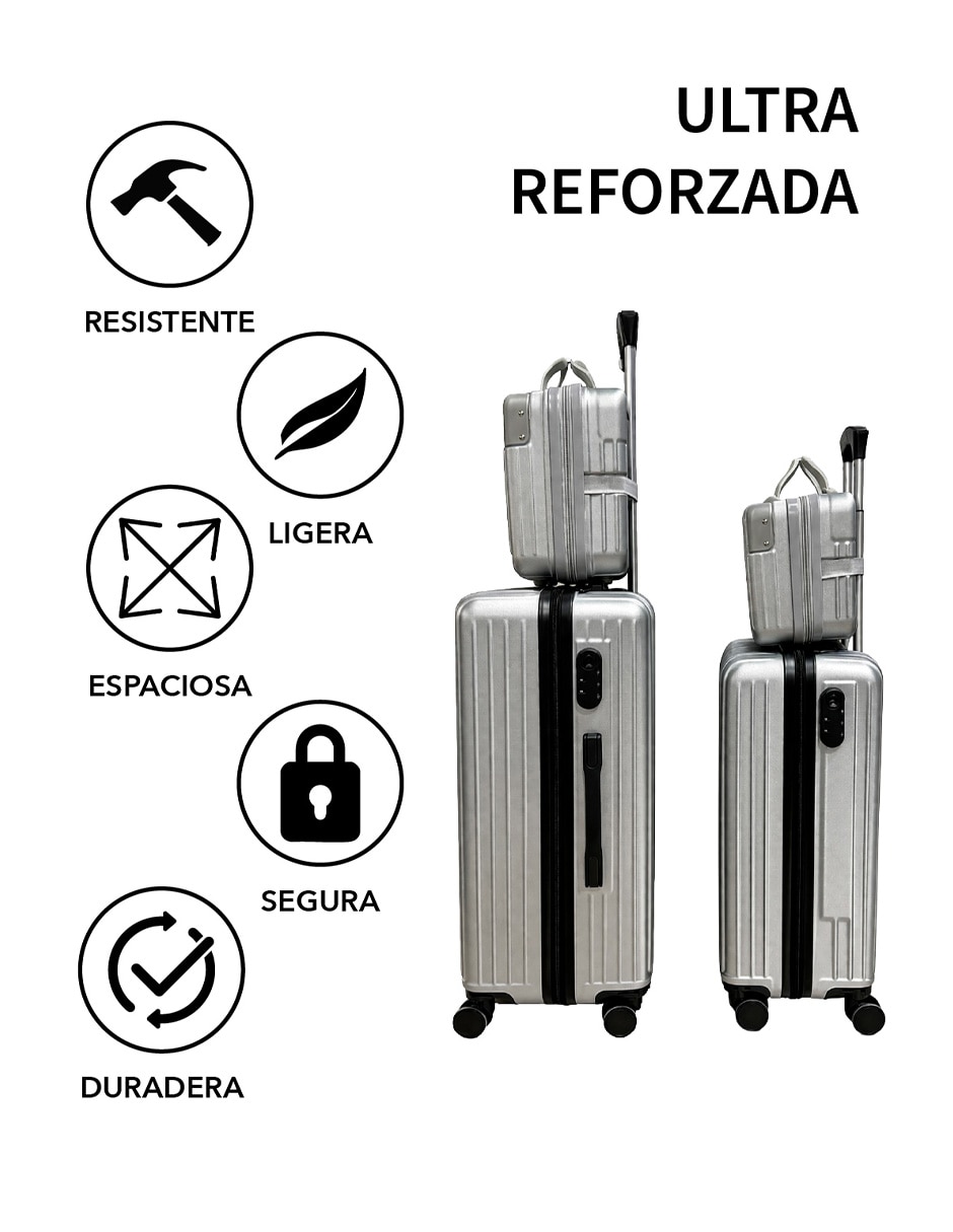 Set maletas de viaje Clear Shop