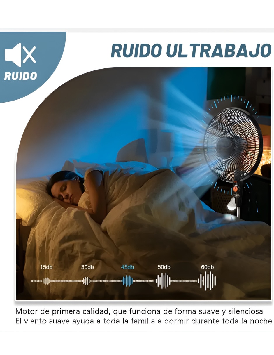 Ventilador de piso 3 velocidades 3