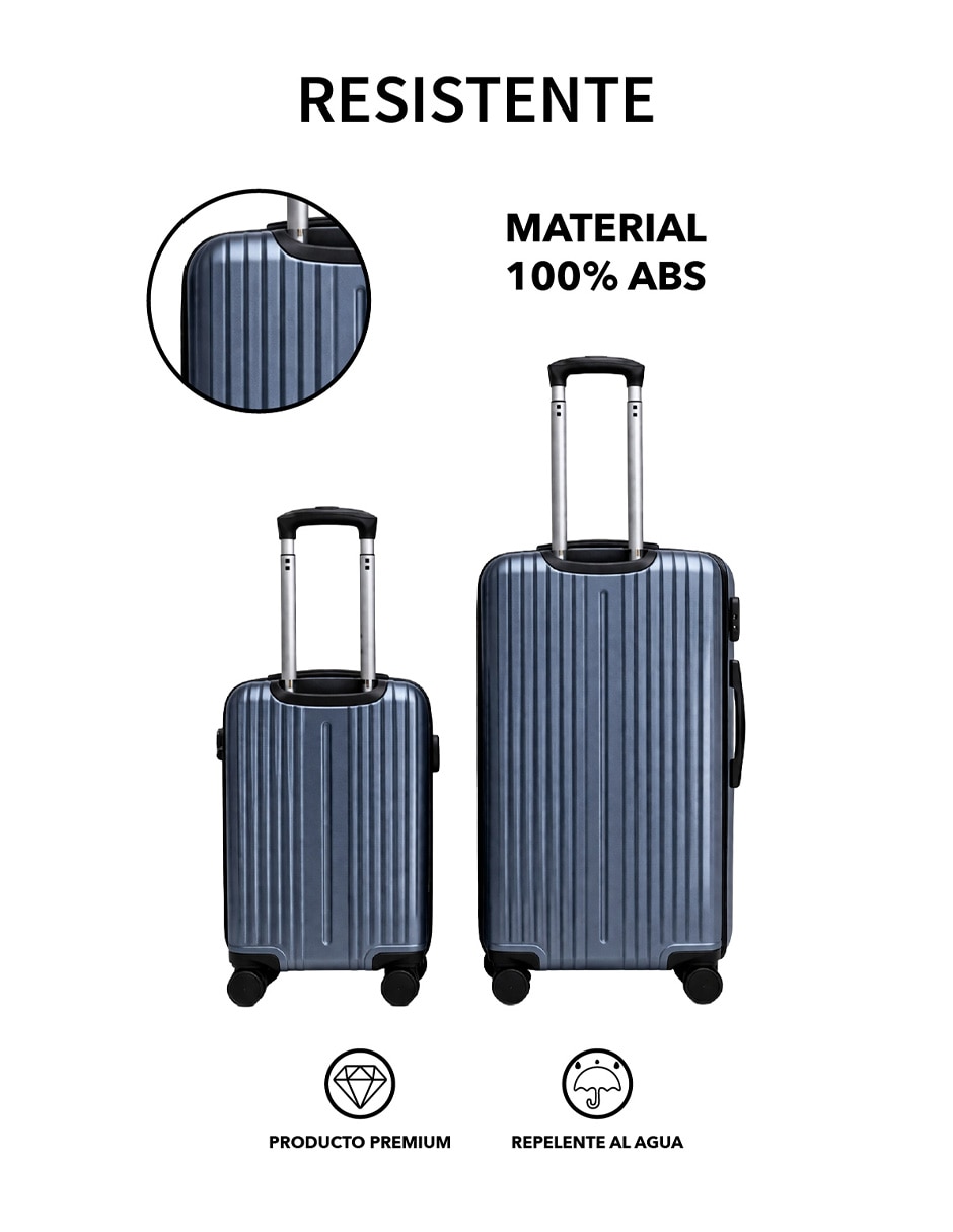 Set maletas de viaje Clear Shop