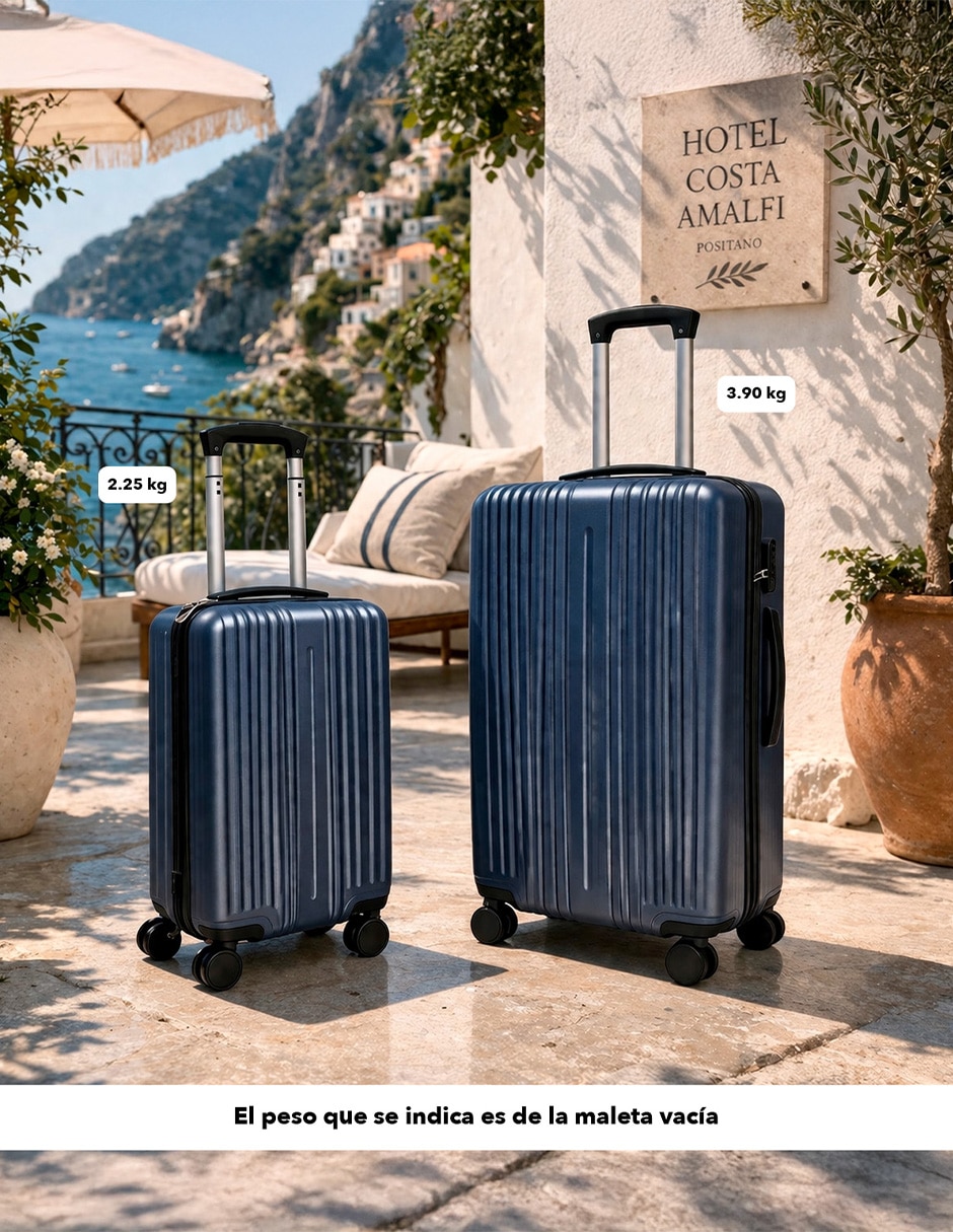 Set maletas de viaje Clear Shop