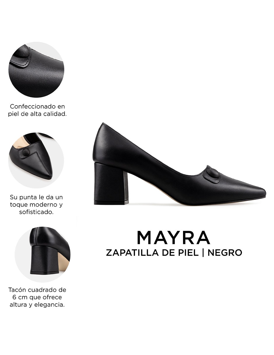 Zapatilla piel Davenia