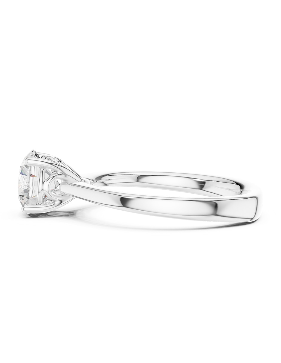 Anillo de compromiso de oro 18 k 5