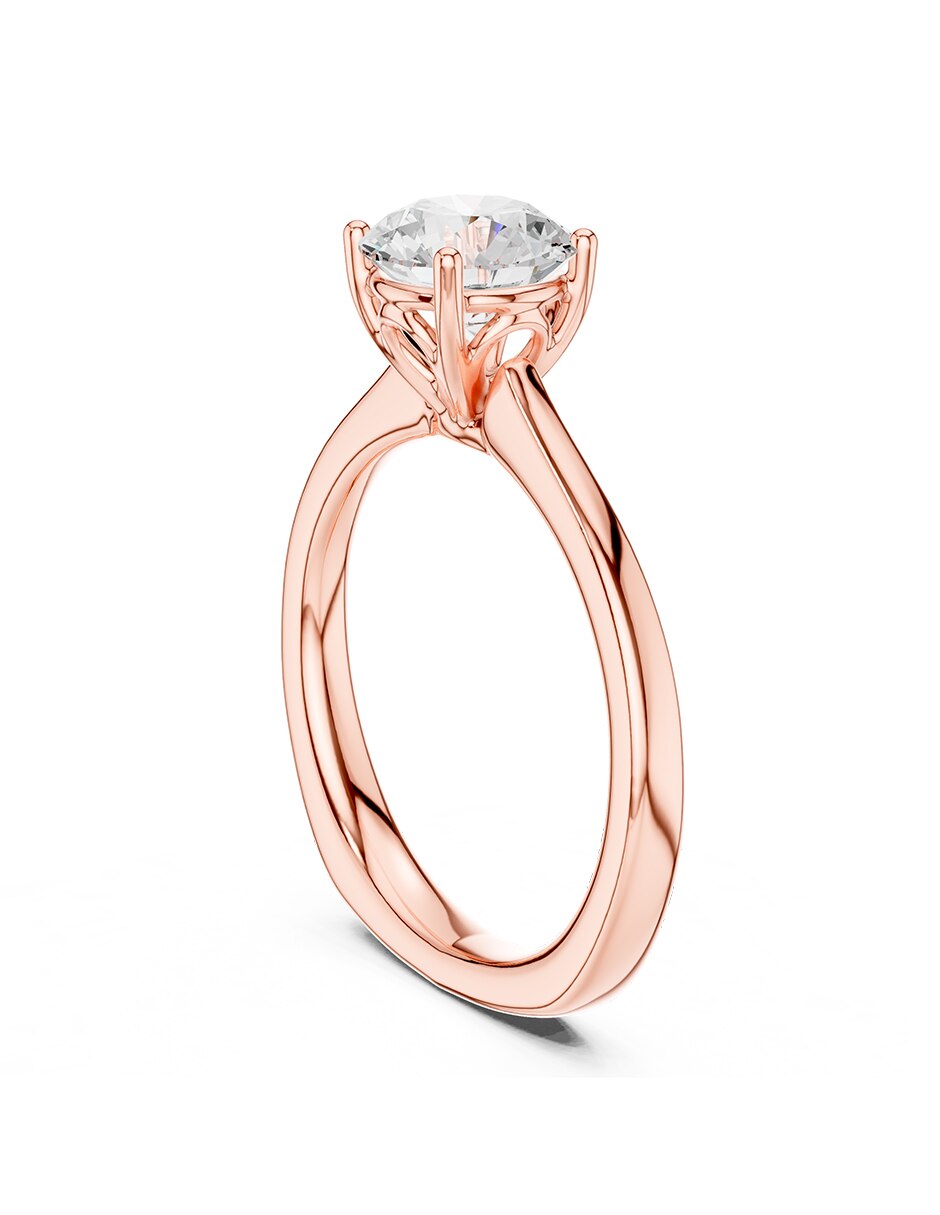 Anillo de compromiso de oro 9 k 3