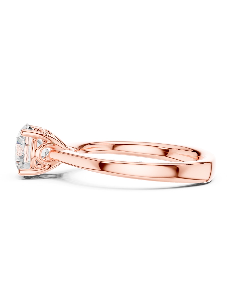 Anillo de compromiso de oro 18 k 5