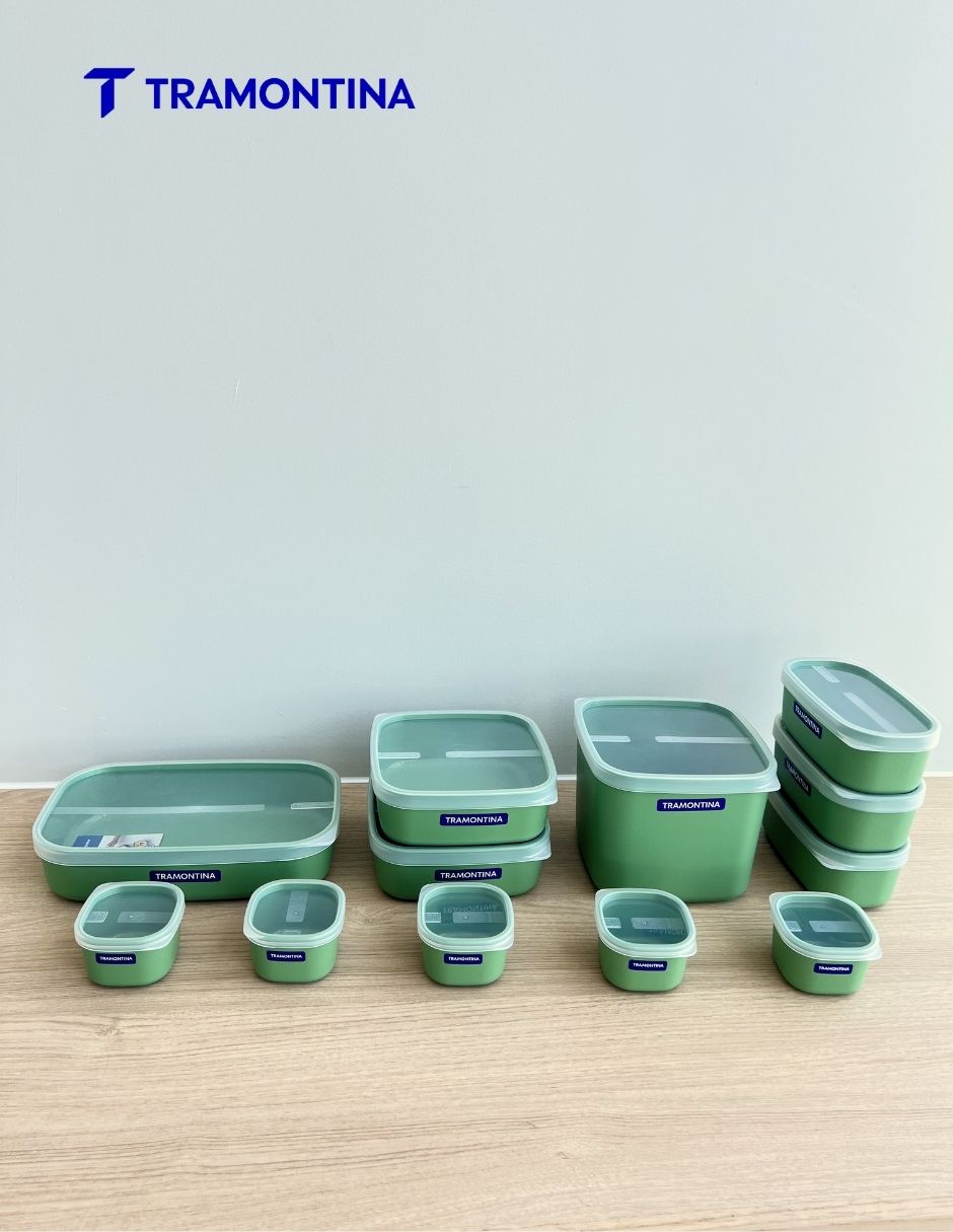 Set contenedores Tramontina MixColor 24 piezas