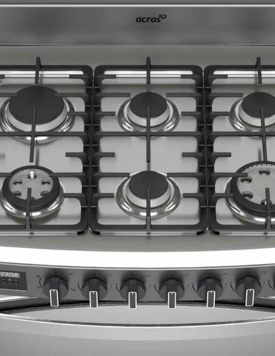 Estufa de piso a Gas LP Acros 75.9 cm AFR7148G 30 de 6 quemadores