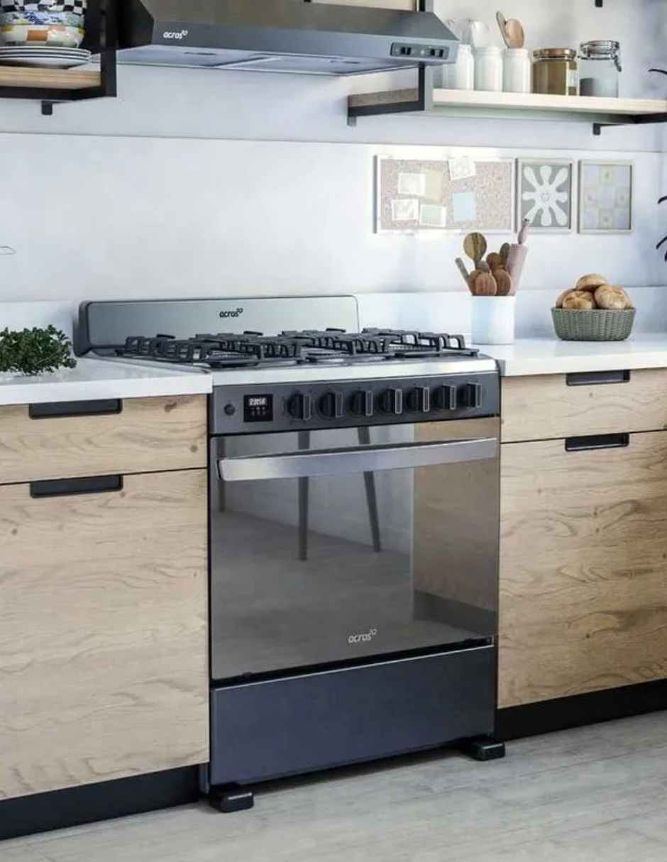 Estufa de piso a Gas LP Acros 75.9 cm AFR7148G 30 de 6 quemadores
