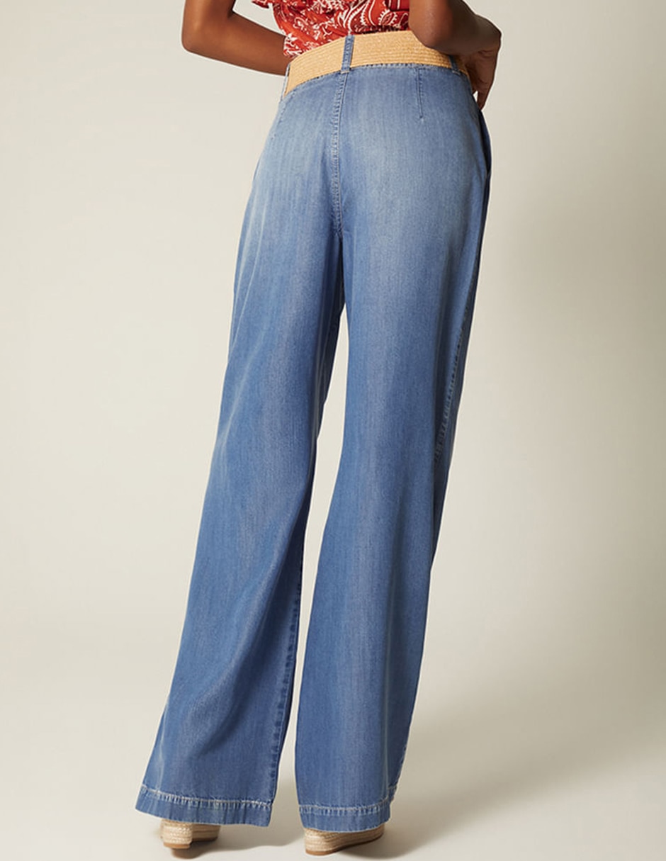 Jeans easy pant palazzo Studio F para mujer