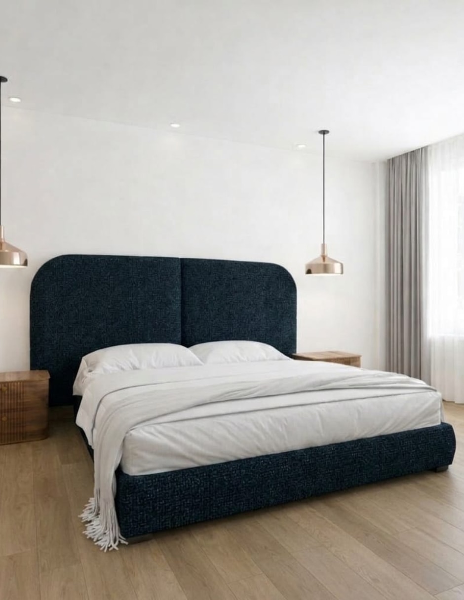 Cama Quiet Luxury Manhattan de tela 6