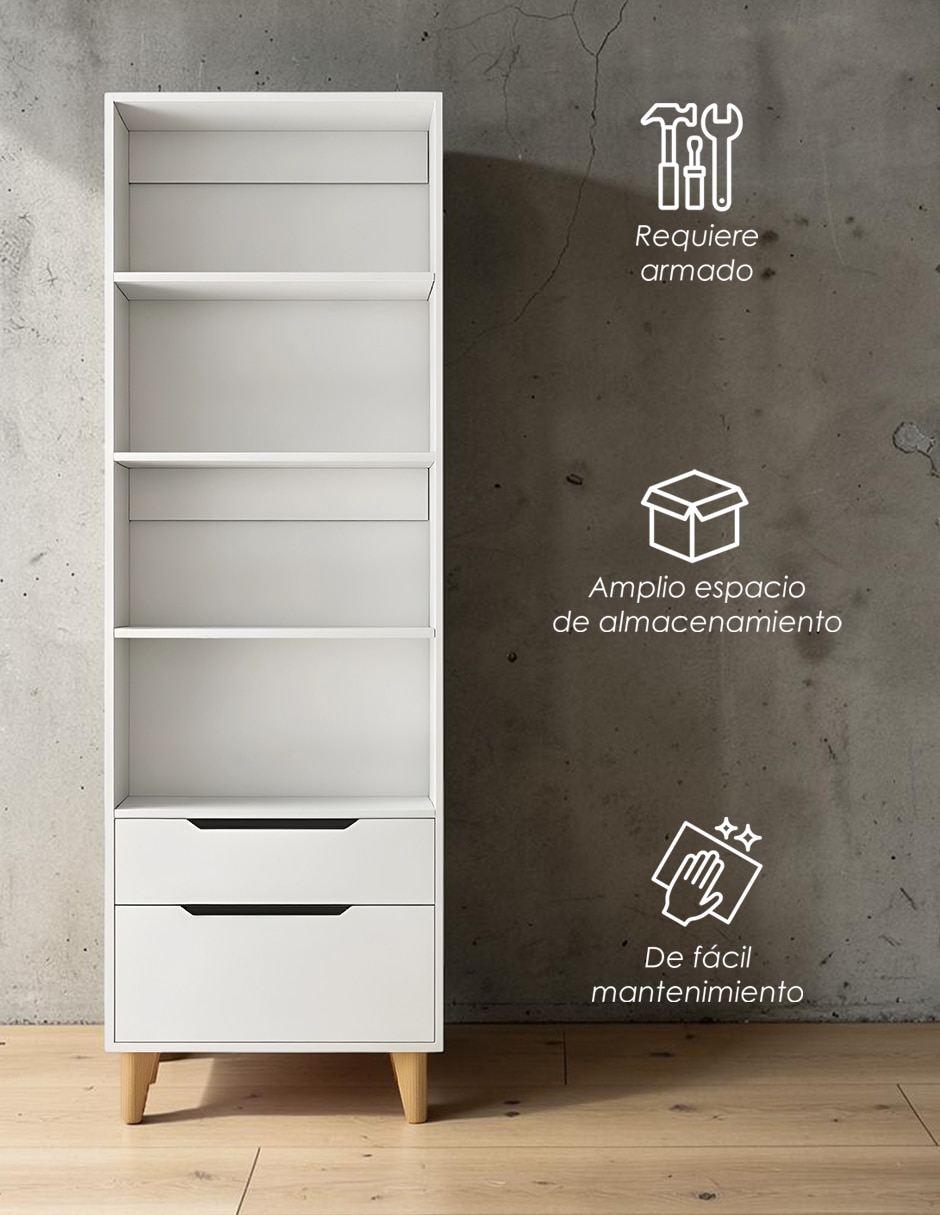 Librero armable de mdf 6